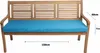 Polštářek na zahradní lavičku 150x60x7 Modrý, Venkovní Náhled obrázku produktu 3