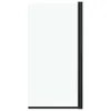 vidaXL Sprchový kout ESG 68x130 cm černý Náhled obrázku produktu 1