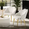 tectake® Cocktailsessel Hellen gepolstert, mit Samtbezug 66 Produktbild-Vorschau 7