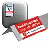 Winkelprofil Aluminium GEBÜRSTET Winkel L-Profil 20x20x2mm Produktbild-Vorschau 1