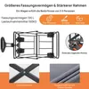 7MAGIC 120L Bollerwagen Faltbar 150KG Belastbar mit Große Produktbild-Vorschau 4