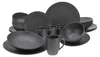 CreaTable Soft Touch Schwarz Kombiservice 20-tlg Steinzeug Produktbild-Vorschau 2