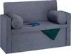 Relaxdays Sitzbank mit Lehne, 2 Kissenrollen, faltbar, Produktbild-Vorschau 5