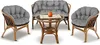 Set di cuscini da giardino per panchina 122x40 cm + 190x40 Anteprima dell’immagine prodotto 6