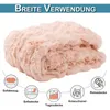 Kuscheldecke Wohndecke 130x160cm Doppelseitig Plüschdecke Produktbild-Vorschau 7