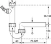 HAAS PP Spülensiphon 1 1/2,  mit 1 Kombi-Geräteanachluss DN Produktbild-Vorschau 3