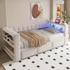 Rozkładana sofa Fliek 90 x 190 cm/180 x 190 cm z gniazdkiem Podgląd zdjęcia produktu 4