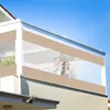 Topchances Bâche PVC transparente avec oeillets Rideaux de Voir les images du produit 3