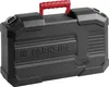 A black tool case with a red handle, featuring the brand name "PARKSIDE" embossed on the front. Produktbild-Vorschau