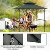 COSTWAY Grillpavillon wetterfest, Grillüberdachung mit Produktbild-Vorschau 5