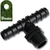 Raccordo a T con AG 1/2" per tubo gocciolante Tubi PE con Anteprima dell’immagine prodotto 3