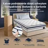 Materac 90x200 30 cm zintegrowany topper, 7‑strefowy Podgląd zdjęcia produktu 3