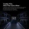 A dark, futuristic setting with rows of 3D printers and a central monitor displaying 3D modeling software. Produktbild-Vorschau