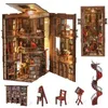 Abbey Library Minicity DIY Book Nook miniatúrny domček 3D Náhľad obrázku produktu 4