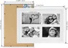 BD ART 28x35 cm cadre multiple, galerie d'images, galerie Voir les images du produit 4