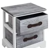 Nachttisch SALERNO Nachtschrank Nachtkommode, mit 2 Produktbild-Vorschau 4