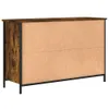 vidaXL Szafka pod TV dąb wędzony 100x35x65 cm materiał Podgląd zdjęcia produktu 7