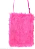 Neon Pinke Plüsch Umhängetasche 80er Jahre - Handtasche in Produktbild-Vorschau 5