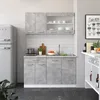Singleküche Vicco R-Line Beton 140 cm , AP Anthrazit, Model Produktbild-Vorschau 6