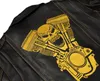 Retro Motorrad Lederjacke mit Protektoren und eingenähtes Produktbild-Vorschau 5