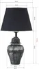 Opviq, TM273, Tischleuchten, Schwarz, Metall, 18 x 18 x 50 Produktbild-Vorschau 5