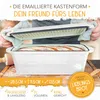 KRUSTENZAUBER Emaille Brotbackfrom mit Deckel inkl. Gärkorb Produktbild-Vorschau 5
