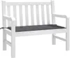 vidaXL Cuscino per panca da giardino antracite 120x50x3 cm Anteprima dell’immagine prodotto 8