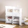 HOMCOM Schuhschrank Regal mit Aufbewahrungsboxen Produktbild-Vorschau 7