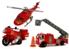 Lean Toys Set mit Feuerwehrautos, Hubschraubermotoren und Produktbild-Vorschau 2