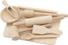 SET PICCOLA CUOCIA utensili da cucina in legno 8 pezzi Anteprima dell’immagine prodotto 3