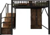 Lit mezzanine métallique Fortuna Lai 140 × 200 cm Avec un Voir les images du produit 10