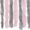 Design Fliegenvorhang Silbergrau und Rosa 100x220 cm Produktbild-Vorschau 6