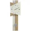 JVD NS16073.3 Wanduhr Quarz mit Pendel Pendeluhr eiche Produktbild-Vorschau 3