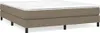 vidaXL Łóżko z materacem sprężynowym taupe 160x200 cm - Podgląd zdjęcia produktu 2
