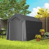 Outsunny Garagenzelt, 2,1 x 3,6 x 2,35 m Lagerzelt mit Produktbild-Vorschau 8