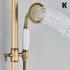 KLARWERK® NALA | Vintage Duscharmatur Set mit Regendusche & Produktbild-Vorschau 5