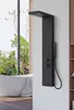 Duschpaneel 125×20 cm, Schwarz, Regendusche, Wasserfall, Produktbild-Vorschau 1