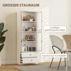 Armoire de cuisine HOMCOM, armoire haute avec tiroir et Voir les images du produit 4