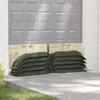 vidaXL Worki z piaskiem 10 szt. ciemnozielone 100 x 25 cm Podgląd zdjęcia produktu 3