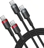 USB-C to USB-C Cable Baseus Cafule, 100W, 5A, 1m, 2-Pack, Produktbild-Vorschau 2