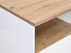 2-türige Kücheninsel mit 1 Nische aus MDF - Natur und weiß Produktbild-Vorschau 7