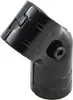Verbinder 45° schwarz für 28 mm Rohre Produktbild-Vorschau 2