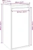 vidaXL Nástěnná skříňka 30x30x60 cm borovice masiv Náhled obrázku produktu 7