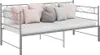 Divano letto allungabile in metallo grigio 90x200 cm Anteprima dell’immagine prodotto 2