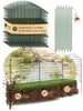 Zaun Gartenzaun Steckzaun Teichzaun für Garten Teich 12 Produktbild-Vorschau 1