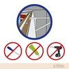 Design Stabiler Fensterhaken für Deko - für Fensterdicke Produktbild-Vorschau 3