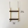 12cm Balançoire Pour Deux Oiseaux, Balançoire En Bois Pour Voir les images du produit 2
