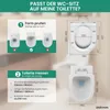 Toilettendeckel D Form WC-Sitze, Kurzer Toilettensitz mit Produktbild-Vorschau 18