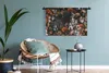 MuchoWow® Wandteppich Wandbehang Pferd - Blumen - Halfter Produktbild-Vorschau 5