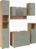 Badmöbel-Set Vicco Irma Salbeigrün 5 Teile, Model 59138 Produktbild-Vorschau 1